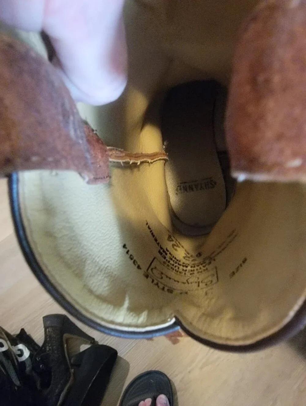 Girls Size 3 Shayanne Brown Leather  Double Fringe Cowgirl Western Boots